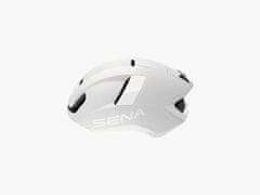 Sena S1 Smart Helmet pametna kolesarska čelada, Mesh Intercom, Mat bela, L