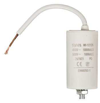 Nedis 450 V kondenzator + 12,0 uf kabel / 450 V + kabel