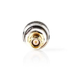 Nedis Adapter SMA | SMA moški | N moški | Pozlačeno | 50 ohmov | Naravnost | Baker | Zlato/srebrno | 2 kos. | Škatla 