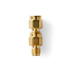Nedis Adapter SMA | SMA Moška obratna polarnost | SMA Ženska | Pozlačeno | 50 ohmov | Naravnost | Baker | Zlato | 2 kos. | Škatla 