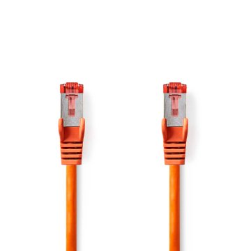 Nedis CAT6 Omrežni kabel | RJ45 moški | RJ45 moški | S/FTP | 15,0 m | Okrogla | LSZH | Oranžna | ovojnica