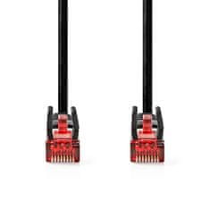 Nedis Omrežni kabel CAT6 | RJ45 moški | RJ45 moški | U/UTP | 1,00 m | Okrogla | PVC | Črna | Oznaka 