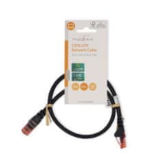 Nedis Omrežni kabel CAT6 | RJ45 moški | RJ45 moški | U/UTP | 0,50 m | Okrogla | PVC | Črna | Oznaka 