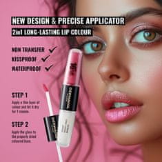 Dermacol Dolgoobstojna dvofazna barva in sijaj za ustnice 16H Lip Color ( Extreme Long-Lasting Lips tick ) 4 (Odtenek 12)
