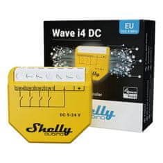Shelly Krmilnik scen Shelly Qubino Wave i4 DC Z-Wave (DC 5-24V)
