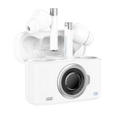 Onikuma ONIKUMA Bluetooth slušalke T18 bele barve