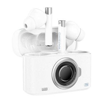 Onikuma ONIKUMA Bluetooth slušalke T18 bele barve
