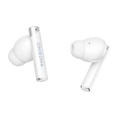 Onikuma ONIKUMA Bluetooth slušalke T18 bele barve