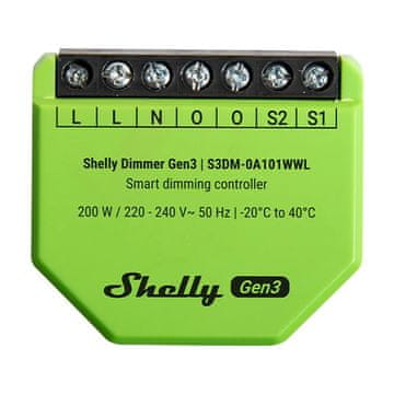 Shelly WiFi dimmer Shelly Dimmer Gen3