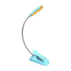 MojPlanet Brezžična svetilka Glocusent mini GLCSNTBL103B priklopna luč za knjige, USB-C Modra