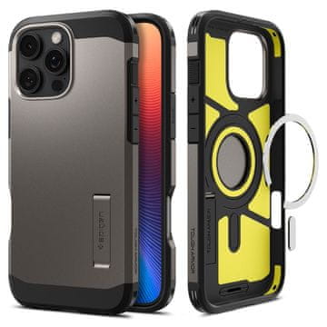 1 to 3 Spigen Tough Armor Ovitek Za Magsafe Za Iphone 16 Pro Magnetna Zaščita