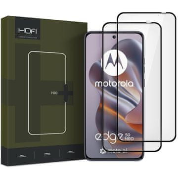 Hofi HOFI GLASS PRO+ 2-PAKET KALJENEGA STEKLA ZA MOTOROLA EDGE 50 NEO ČRNA
