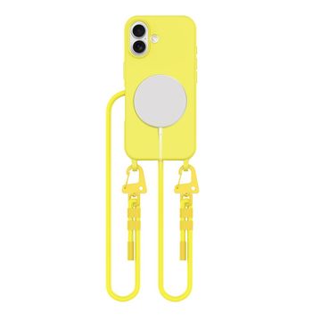 Tech-protect TECH-PROTECT MAGNESSKEJSKA OGRLICA MAGSAFE ZA IPHONE 16 KANARSKO RUMENA