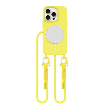 Tech-protect TECH-PROTECT MAGNESSKEJSKA OGRLICA MAGSAFE ZA IPHONE 14 PRO KANARSKO RUMENA