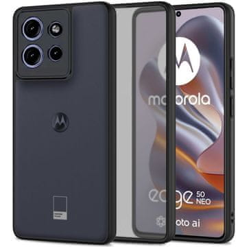 Tech-protect ZAŠČITNI OVITEK ZA MOTOROLA EDGE 50 NEO, MAT ČRNA