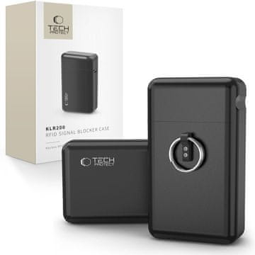 Tech-protect KOVINSKO ETUI ZA BREZKLJUČNI RFID SIGNALS FARADAY TECH-PROTECT KLR200, ČRNO