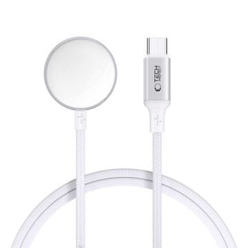 1 to 3 Tech-Protect Apple Watch Induktivni Polnilec 100Cm Magnetni Tip-C