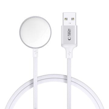 1 to 3 Tech-Protect Mc02 Ultraboost Magnetni Kabel Za Polnilo 100Cm Apple Watch Bela