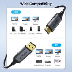 1 to 3 Tech-Protect Displayport Kabel Hdmi 2.0 4K 60Hz Za Računalniški Monitor 200Cm