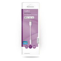 Nedis Adapter Lightning | Apple Lightning, 8-polni | 3,5 mm Ženski | Ponikljano | 0,10 m | Okrogla | PVC 