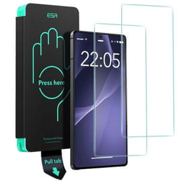ESR 2 KALJENA STEKLA ESR ZA GALAXY S25, ULTRA PROZORNA