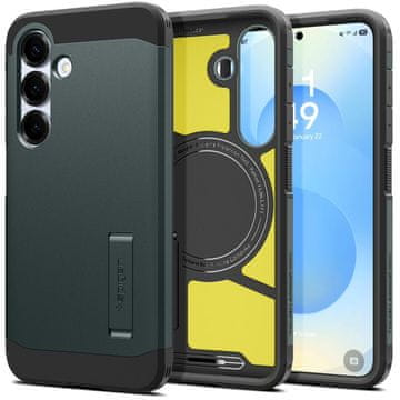 1 to 3 Spigen Tough Armor Za Magsafe Za Telefon Galaxy S25 Zaščita Z Magnetno