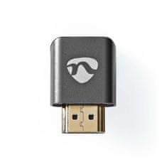 Nedis Adapter HDMI | HDMI moški / HDMI priključek | HDMI ženski / HDMI izhod | Pozlačeno | Pod kotom 270° | Aluminij | Siva s kovino | 1 kos | Karton s pokritim okencem 