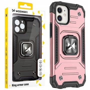 WOZINSKY Wozinsky Ring Armor ovitek za iPhone 14, oklepni ovitek, magnetni nosilec, zlat