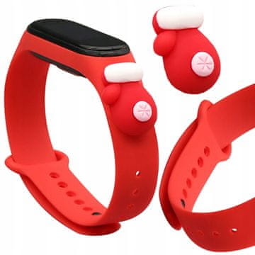 1 to 3 Veleprodaja Strap Xmas Band Za Xiaomi Mi Band 6 Mi Band 5 Christmas