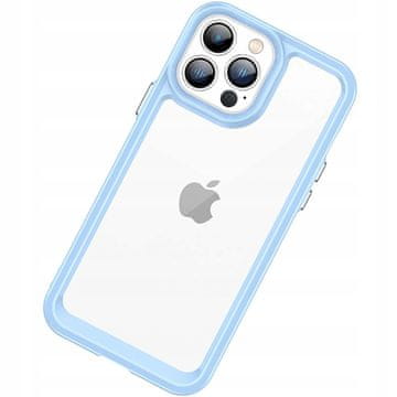 HURTEL Ovitek Outer Space za iPhone 12 Pro Max s trdim gel okvirjem, moder