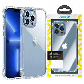 Joyroom Ovitek Defender Series za iPhone 13 Pro Max, oklepljen, s kavlji in stojalom, prozoren (JR-BP956)