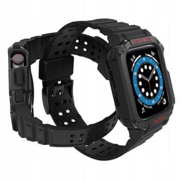 1 to 3 Hurtel Protect Trak Za Pašek Z Etuijom Za Apple Watch 9 8 7 6 5 4 3 2 Se