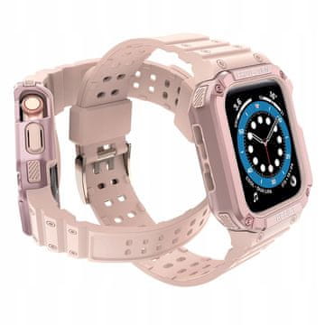 1 to 3 Hurtel Pas Z Etuijom Za Apple Watch 9 8 7 6 5 4 3 2 Se Se2 41 40 38Mm