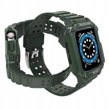 1 to 3 Hurtel Protect Trak Za Pašek Z Etuijom Za Apple Watch 9 8 7 6 5 4 3 2 Se