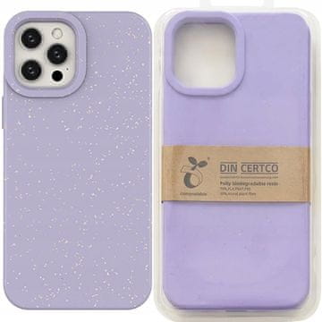 HURTEL Silikonski ovitek Eco Case za iPhone 14 Plus, razgradljiv, vijoličen