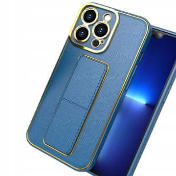 HURTEL Nov ovitek s stojalom za iPhone 12 Pro, moder
