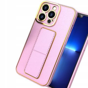HURTEL Nov ovitek s stojalom za iPhone 12 Pro, roza