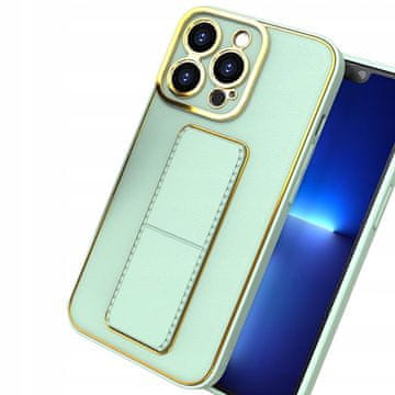 HURTEL Nov ovitek s stojalom za iPhone 12 Pro, zelene barve
