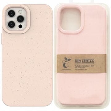 HURTEL Silikonski ovitek Eco Case za iPhone 14 Plus, roza
