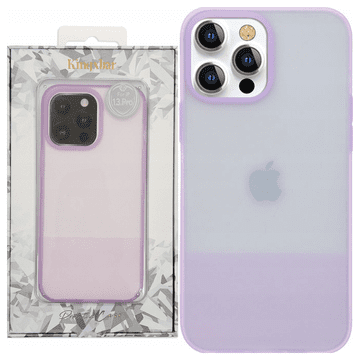 1 to 3 Silikonski Ovitek Kingxbar Za Iphone 13 Pro Zaščitni Ovitek Vijoličen