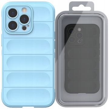 HURTEL Ovitek Magic Shield za iPhone 13 Pro, prožen oklep, svetlo moder