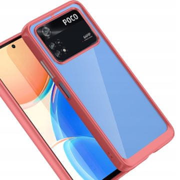HURTEL Ovitek Outer Space za Xiaomi Poco M4 Pro 5G - rdeč