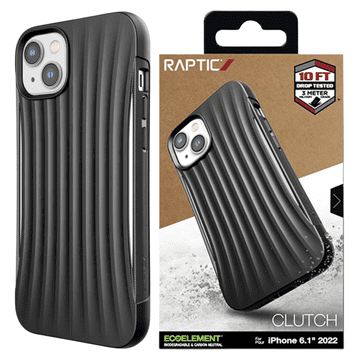 RAPTIC Ovitek Raptic X-Doria Clutch za iPhone 14, zadnji ovitek, črne barve