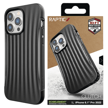 Ovitek Clutch za iPhone 14 Pro Max, zadnji ovitek, črne barve
