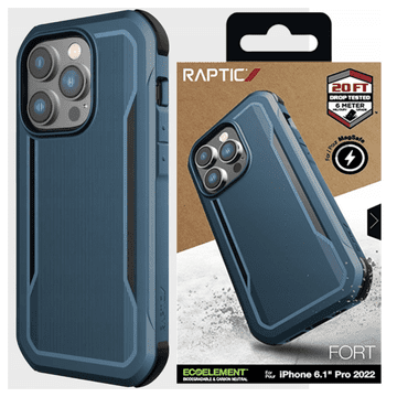 RAPTIC Ovitek Raptic X-Doria Fort za iPhone 14 Pro z oklepnim ovitkom MagSafe, moder