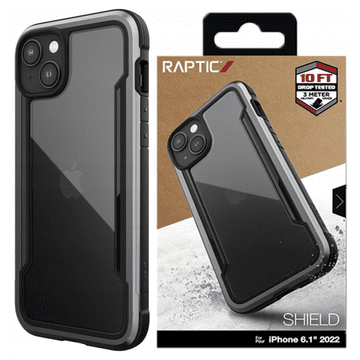 RAPTIC Ovitek Raptic X-Doria Shield za iPhone 14 Plus, oklepljen, črn