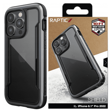Ovitek Shield za iPhone 14 Pro Max, oklepljen, črn