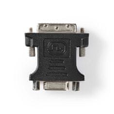 Nedis DVI adapter | DVI-I 24+5-polni moški | VGA ženski 15p | Ponikljano | Naravnost | PVC | Črna | Škatla 