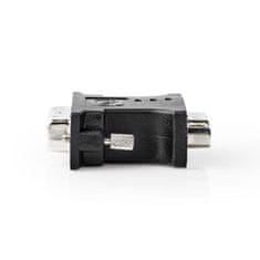 Nedis DVI adapter | DVI-I 24+5-polni moški | VGA ženski 15p | Ponikljano | Naravnost | PVC | Črna | Škatla 