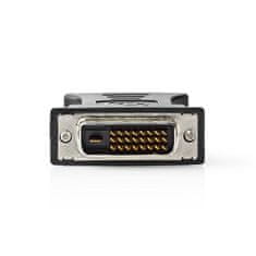 Nedis DVI adapter | DVI-I 24+5-polni moški | VGA ženski 15p | Ponikljano | Naravnost | PVC | Črna | Škatla 
